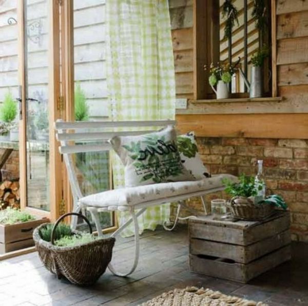 Trädgårds-själv-design-möbler av trä