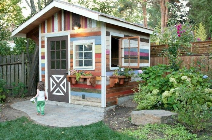 záhradný domček, vlastné build-to-mohol postaviť-a-fantázie Záhradný domček-self