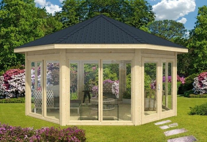 vrtni paviljon-za-les-in-vrt-model-Ruegen-s-sedmimi-okna