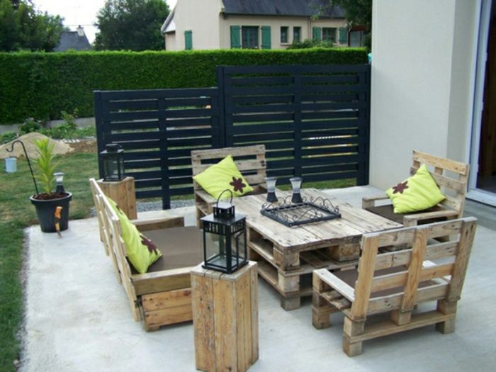 záhradné stoličky, vlastné build-balkónový nábytok-own-build