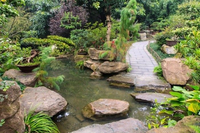 Gartenteich vytvoriť-niektoré-nápady-for-zábavných záhrade rybník-self-invest