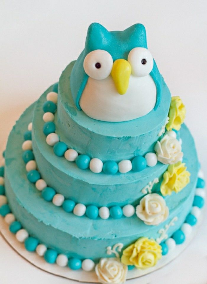 torta di compleanno-ricette-interessante blu-torta-in-tre piani