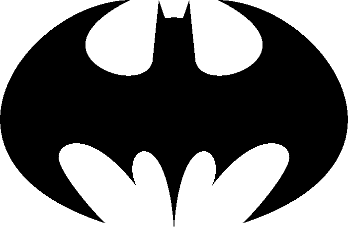 Odporúčame, aby ste sa pozrieť na tento nápad pre logo Batman s čiernym bat s veľkými dlhými čiernymi krídlami