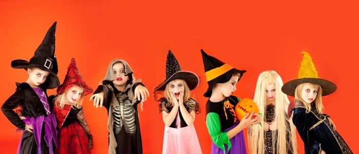 Halloween Poems, Kostymer för barn, Seven Little Witches, Pumpa Carving, Trick eller Treat