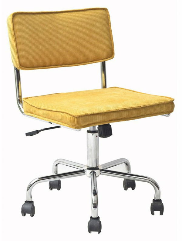 gule kontorstoler-med-nice-design interiørdesign ideer