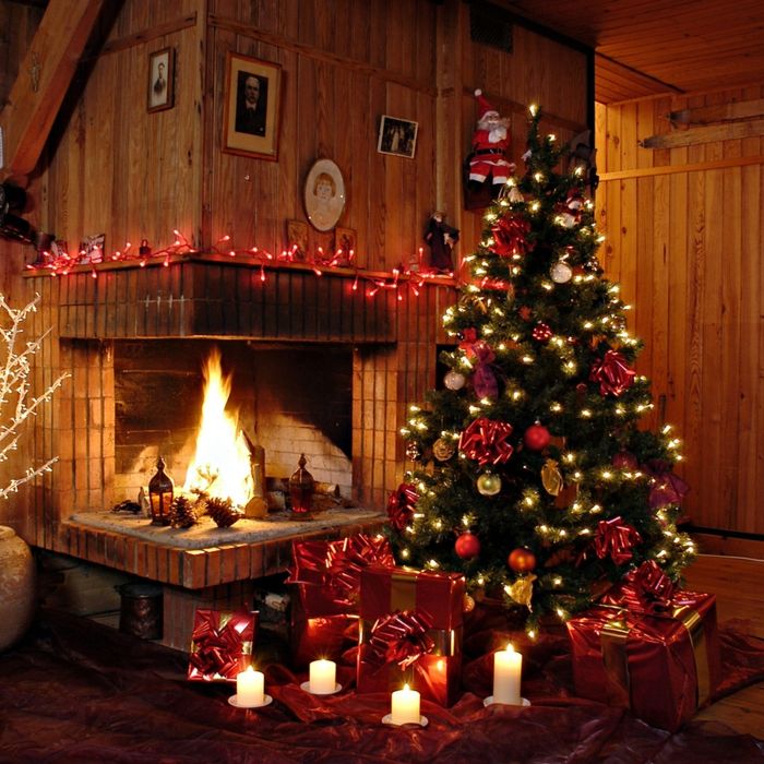 udobno vzdušje, božični okraski ideje kamin komfortni Fire toplote Tannenbaum nakit darila prižge sveče
