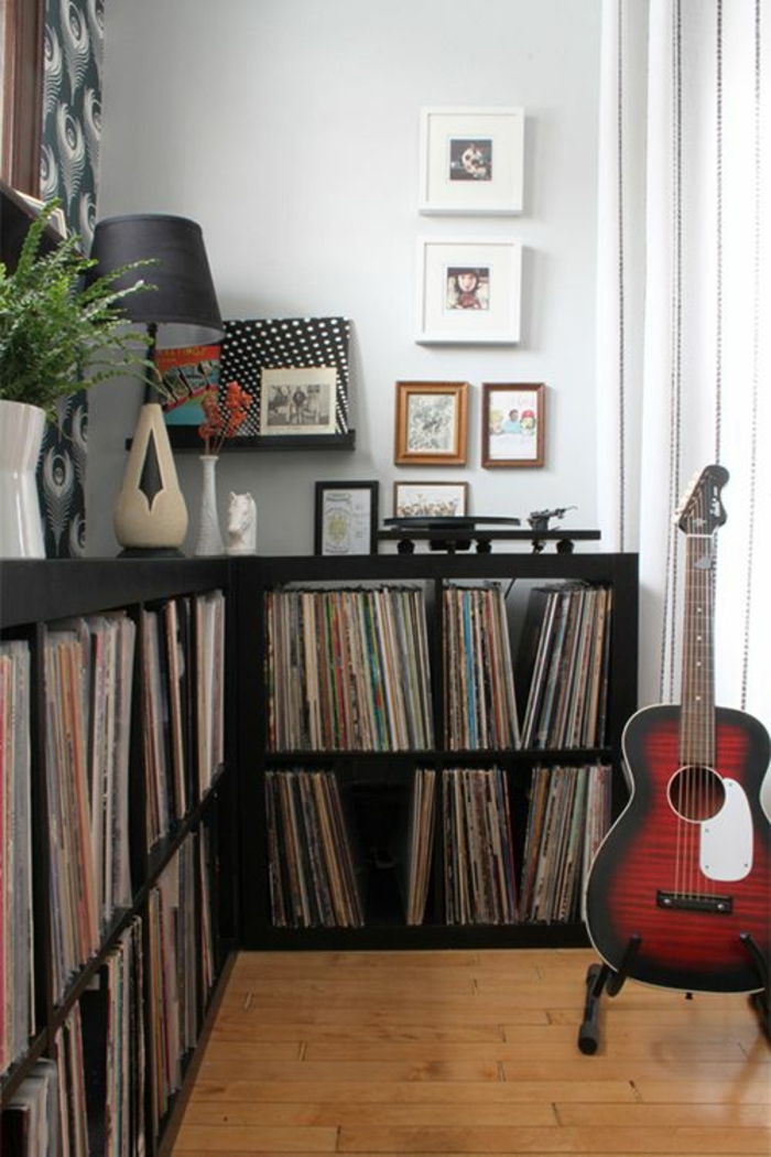 violão acolhedor coleção apartamento música