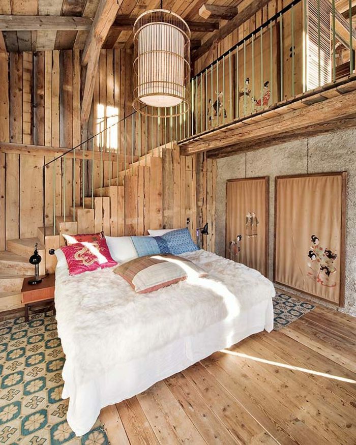 jaukus miegamasis projektavimo-daug medinių-akcentai