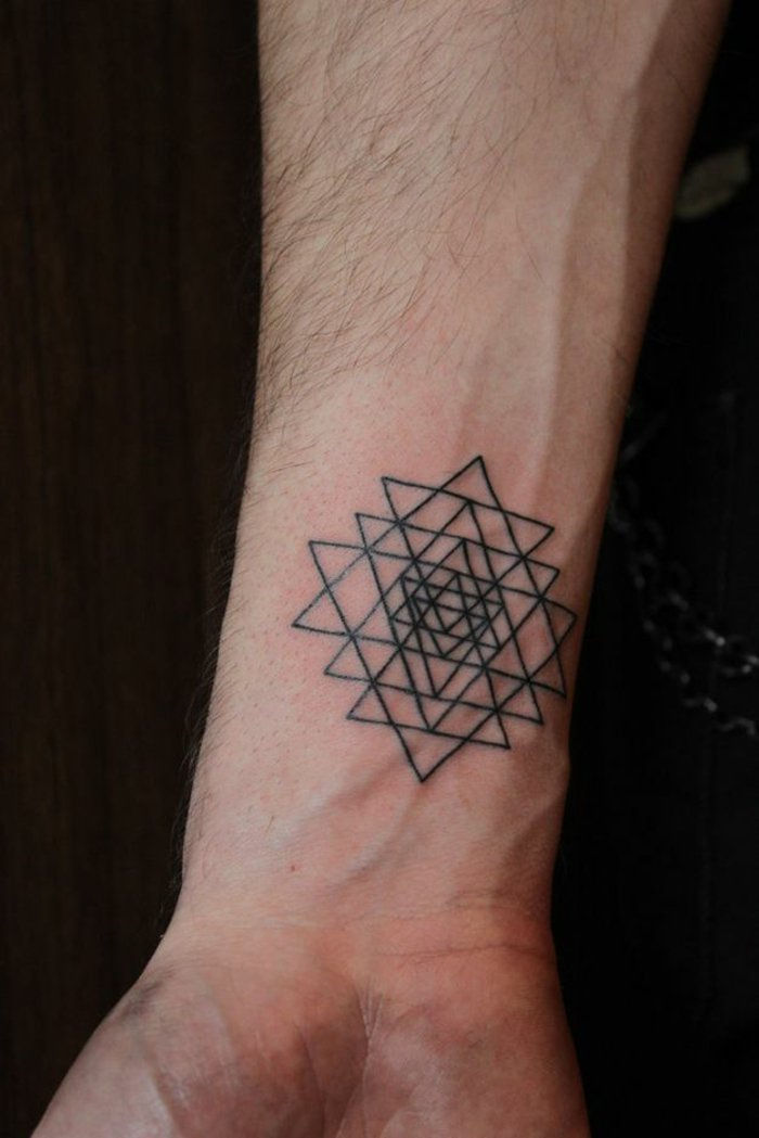 geometrische tattoo ideeën tattoo ontwerpen Mannen tattoo symbolen