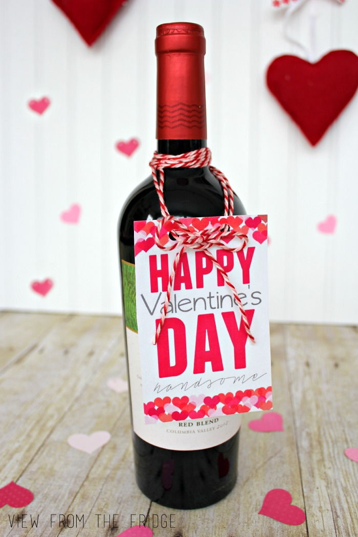 flaska charm, gåva för valentins dag, romantisk överraskning, ge bort vin