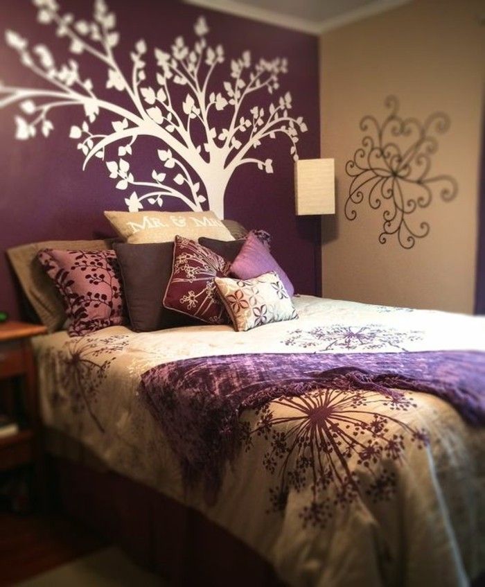 ontwerp-slaapkamer-wall-sticker-tree-bedroom-purple