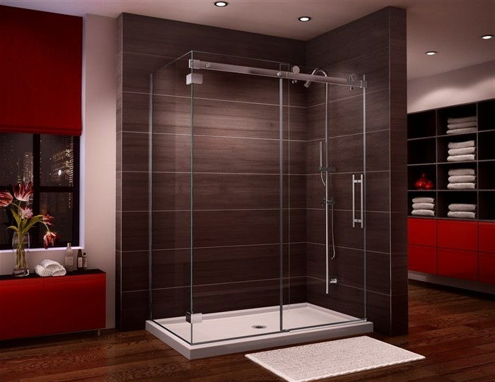 sklo sprcha múru krásne kúpeľne