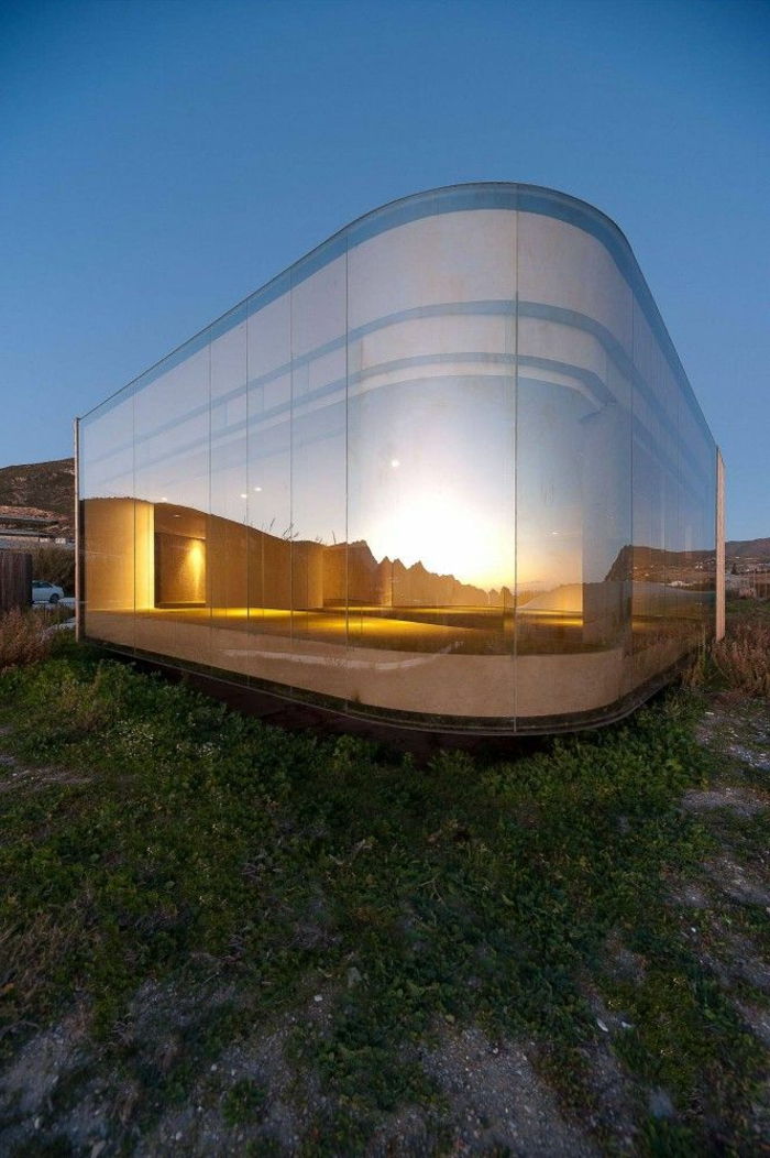 sklenená stena, terasa-single-architecture
