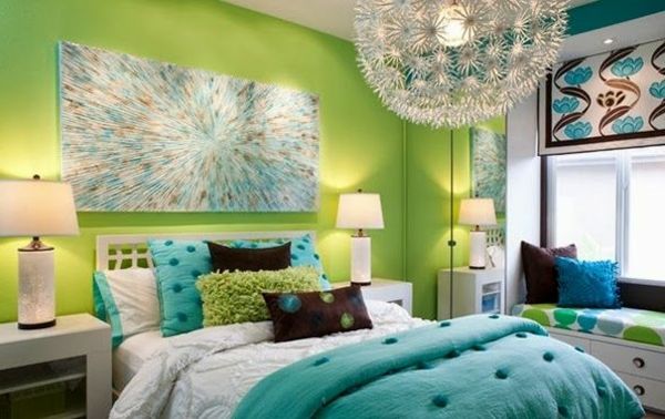 green-wall design-for-sypialnia-bardzo-nice