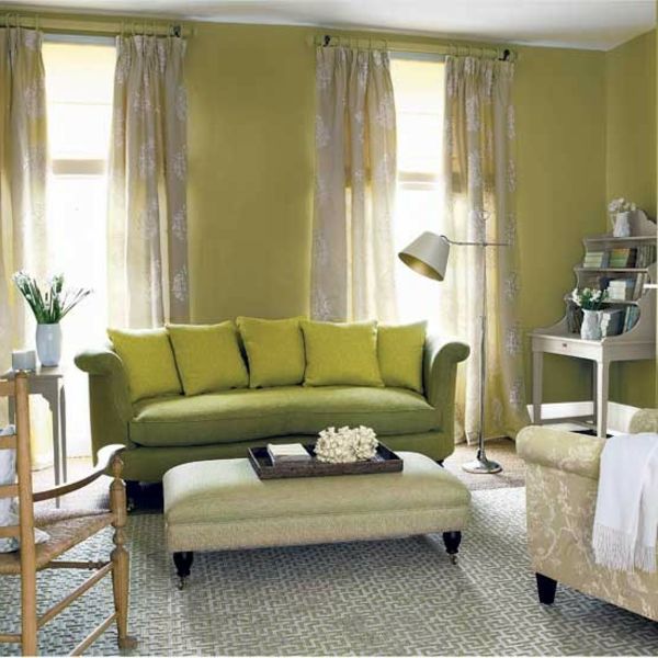 green-living-room-modern-fashioning-mooie gordijnen