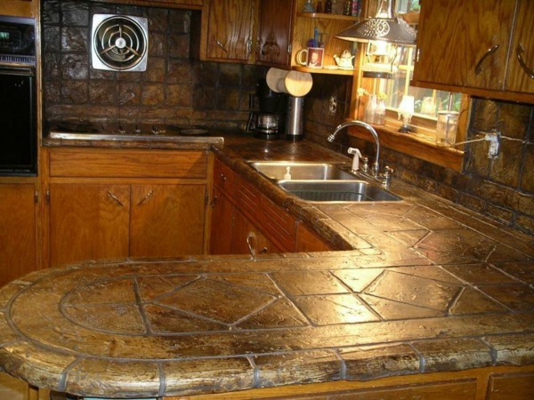granit tezgahı-küçük rahat mutfak