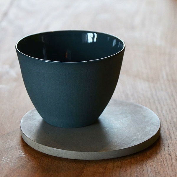 tazzine da caffè grigie modelli moderni in colore scuro