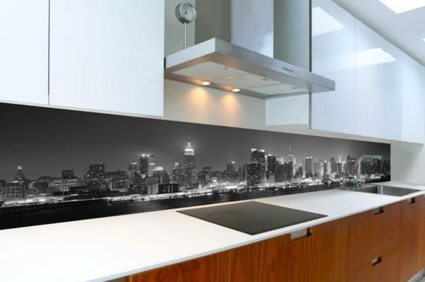 painéis de parede cinza-para-cozinha-design moderno