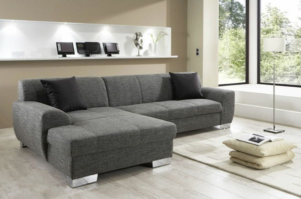 Grey - sofa-med-sove-funksjon-med-fantastisk-utforming