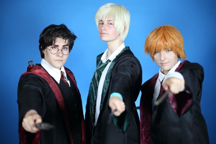Zábavné kostýmy od Harryho Pottera - hlavných hrdinov