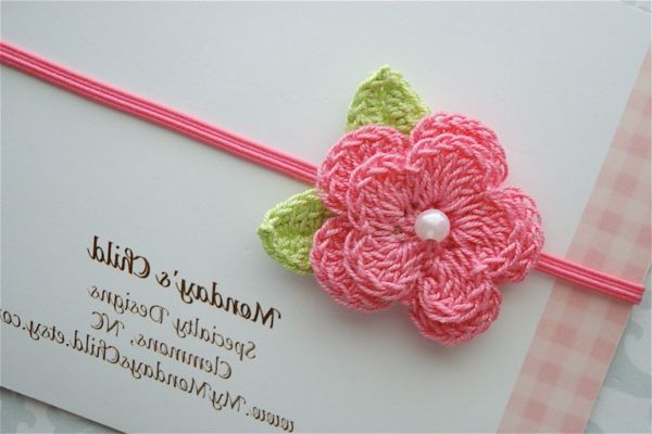 kvačkanje-lepa-ustvarjalne-kvačkanje cvetje - roza