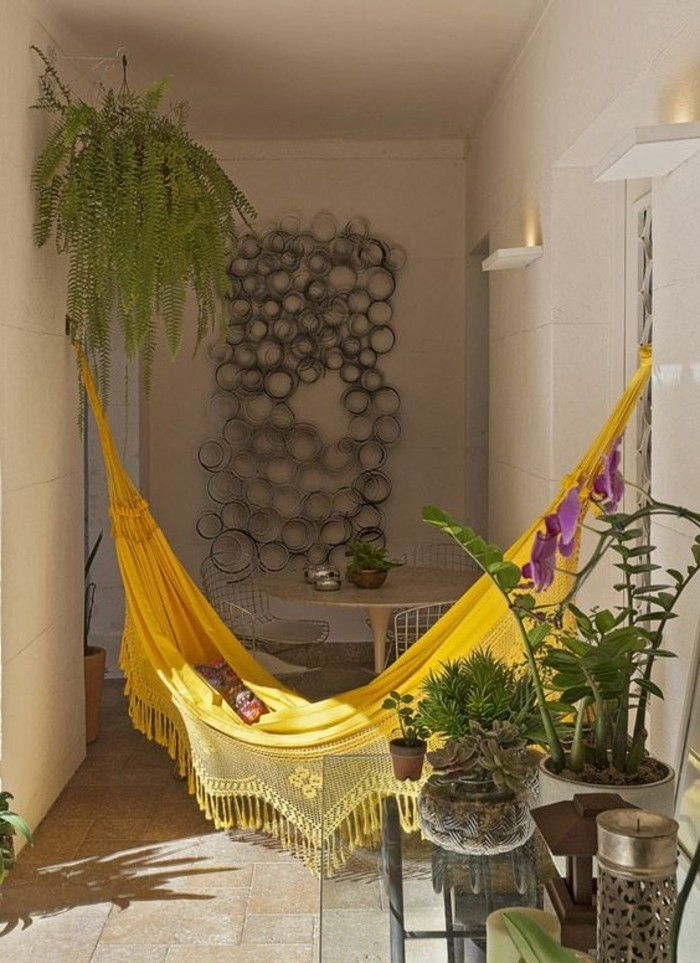 hammock-utan-frame-gul färg