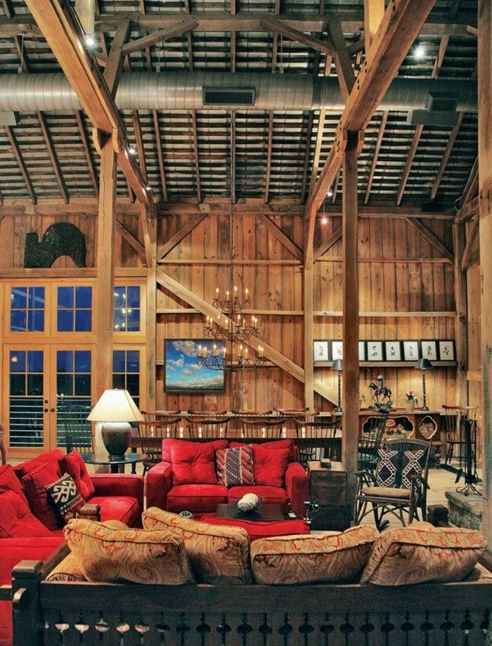 medinis butų elegantiškas raudonos sofos