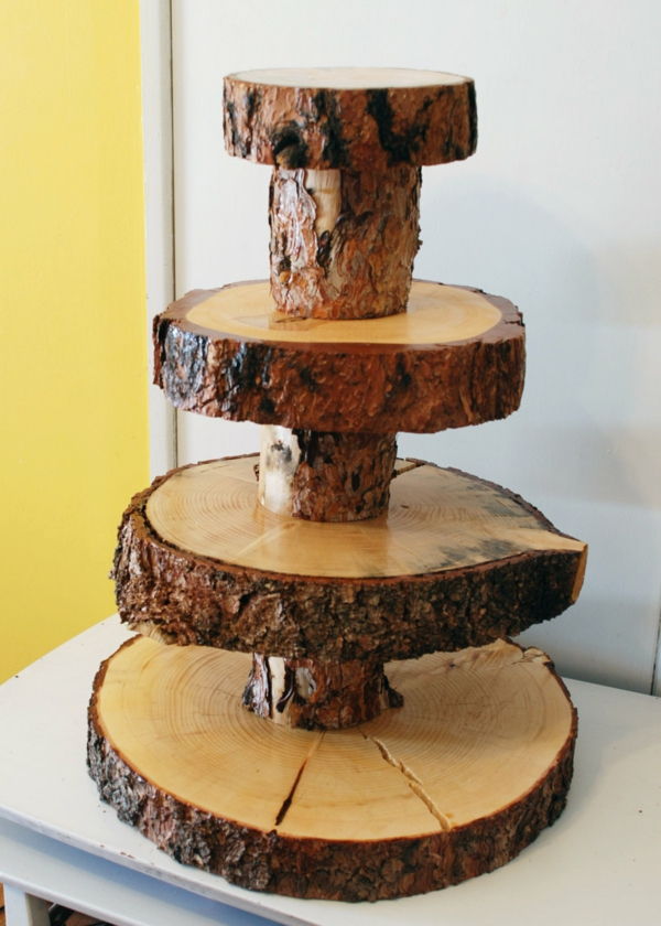 stand-ridimensionata torta in legno