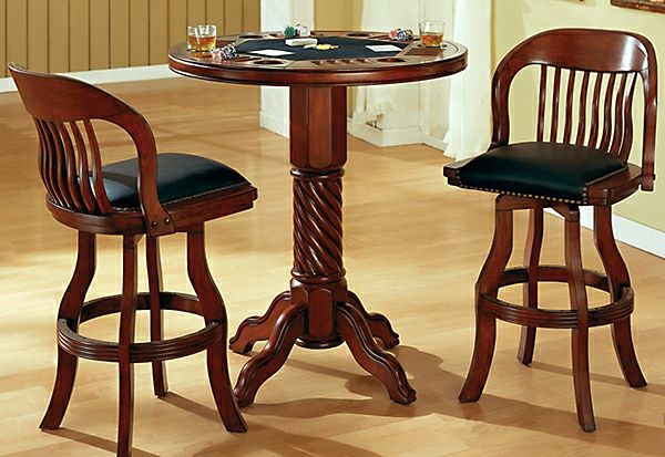 tavolino da bar in legno set-con-sedie-design idea