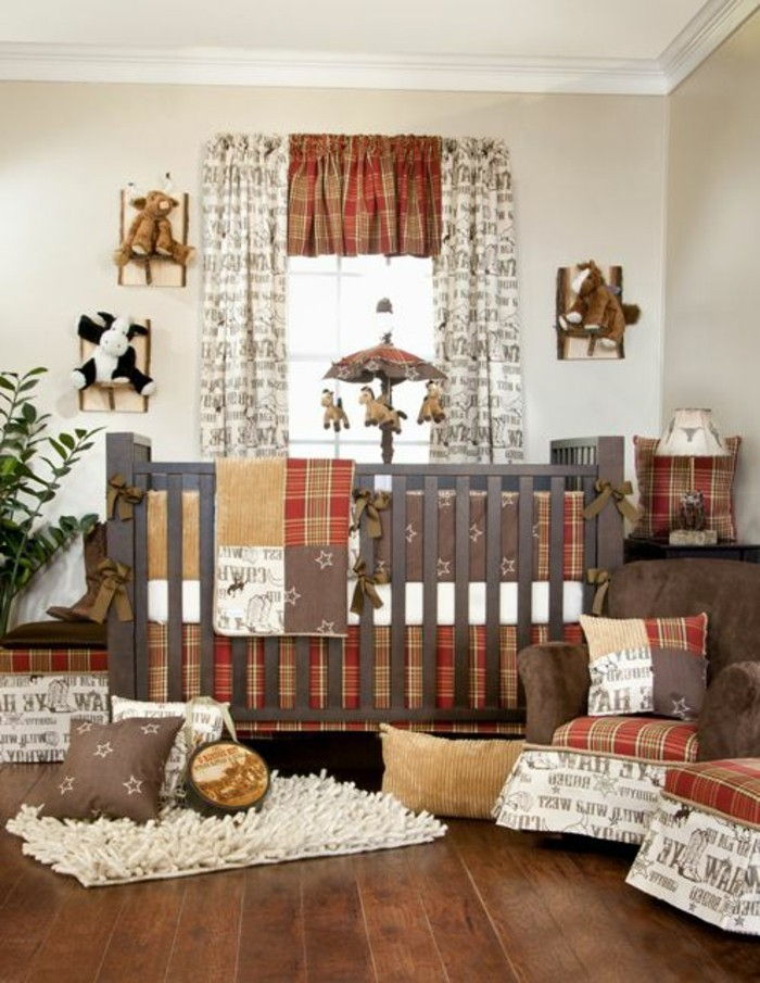 drevená postieľka-in-nádherné-príjemné-babyroom