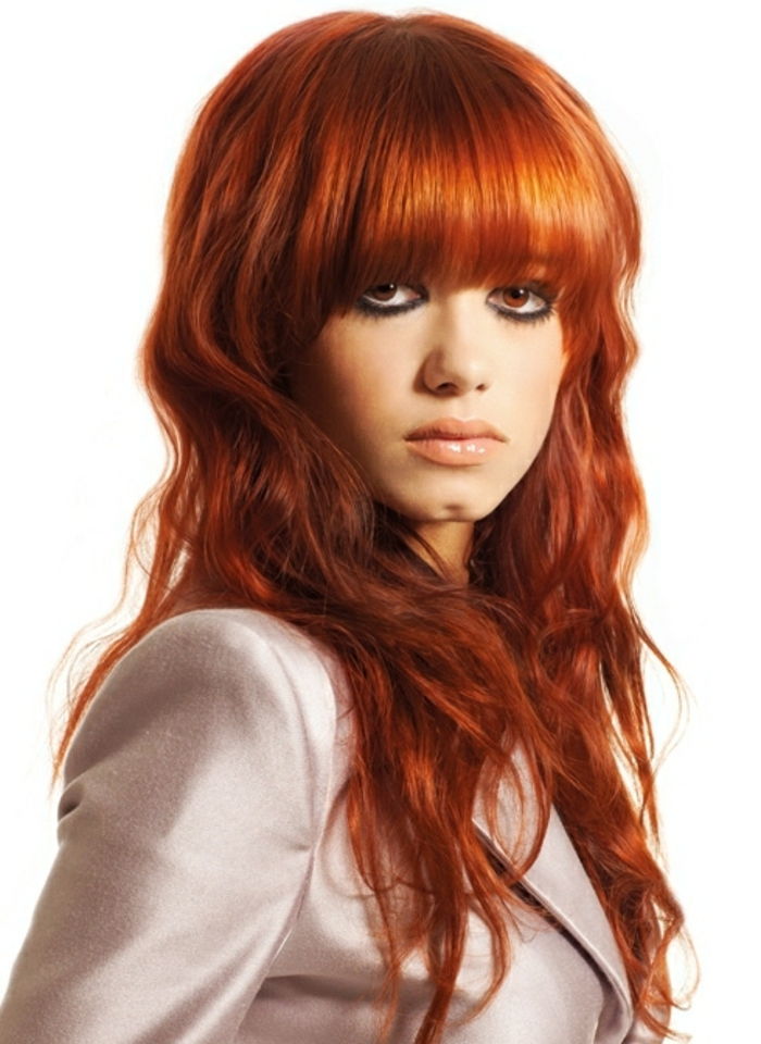 hårfarge, rødt og oransje nyanse