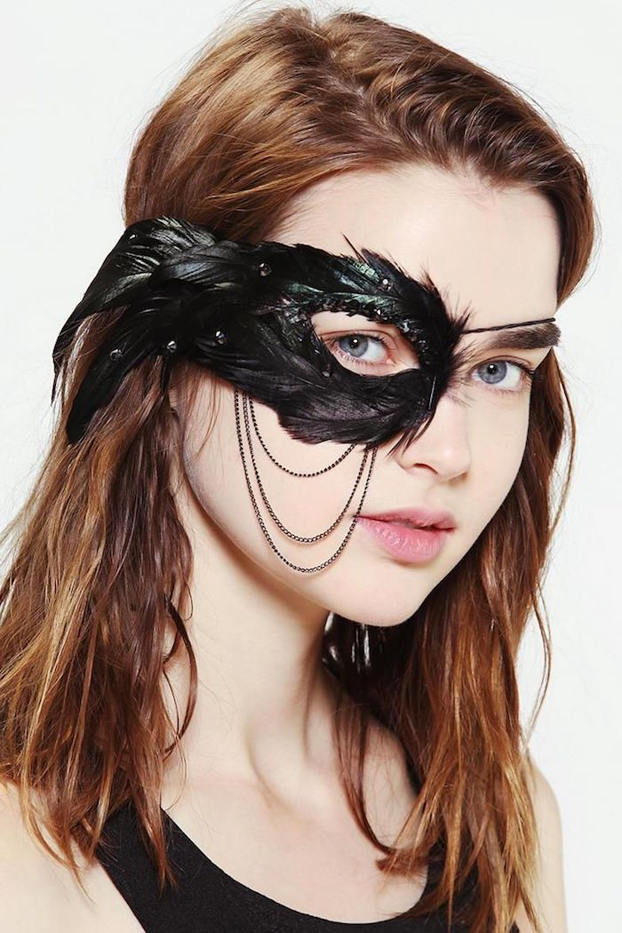 göze çok ravens maske - çok şık - Halloween için serin maske