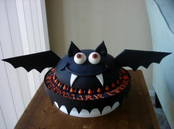 Halloween kakor-bat