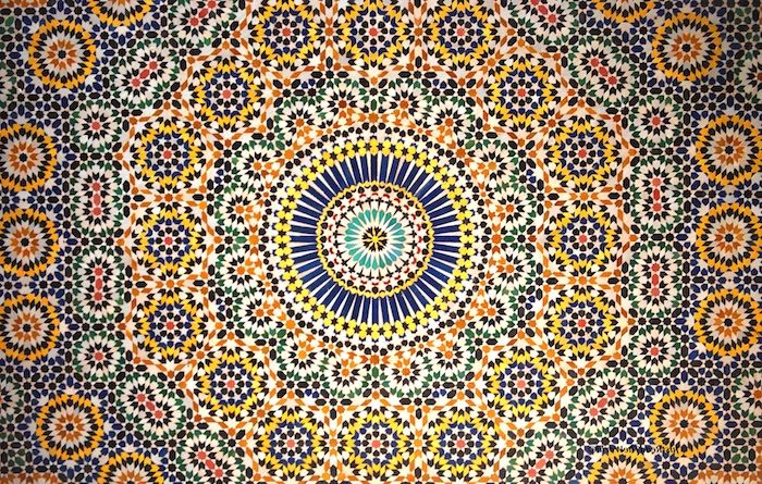 modello tipico del Marocco capitale decorazioni maghreb africa nord africa paese arabo