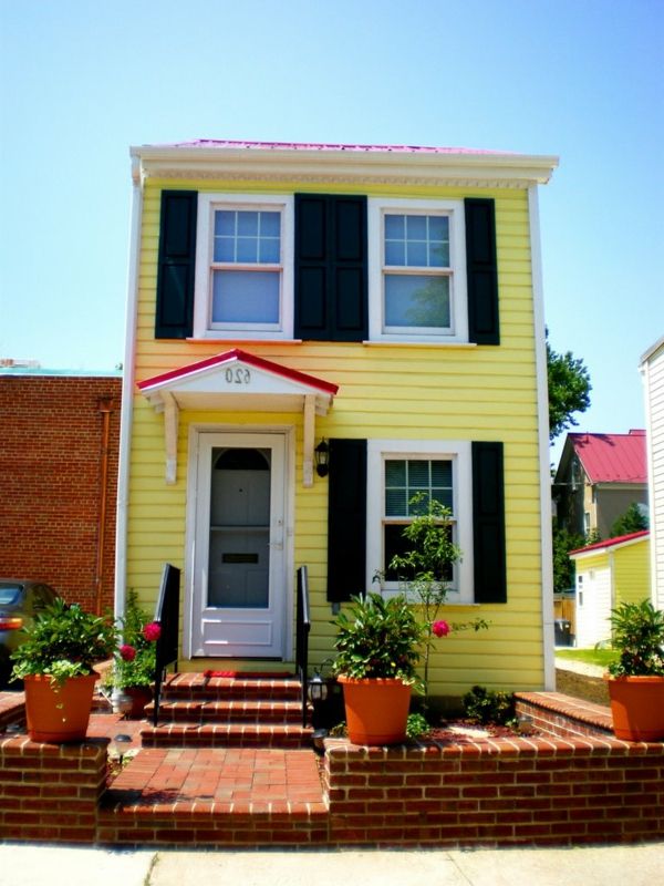 hausfassade-culoare-frumos-galben-house