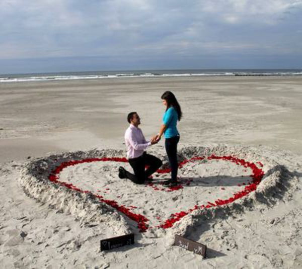 frieri Romantic-idéer-på-strand