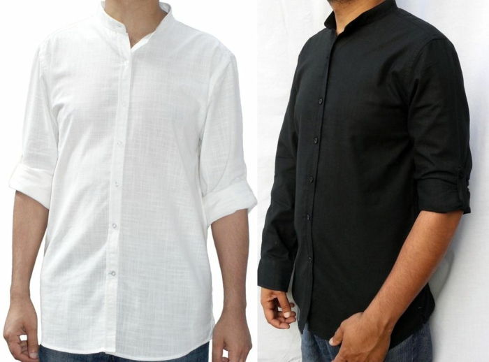 marškinėliai-ne-apykaklė-balta-ir-juoda