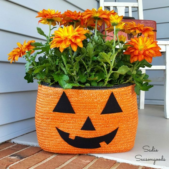 Vytvorte si jesennú výzdobu - jednoduché a kreatívne, ozdobte záhradnú jeseň, dýňu na kvetináče