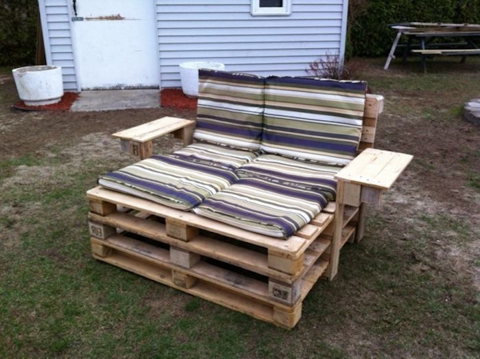palet mobilya açık kanepe konusunda bir fikir - palet mobilya teras için fikir