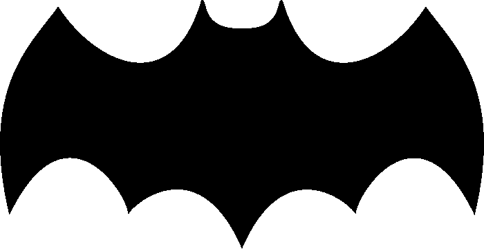 čierne lietanie a veľmi pekná bat - skvelý nápad na tetovanie čierneho batmana