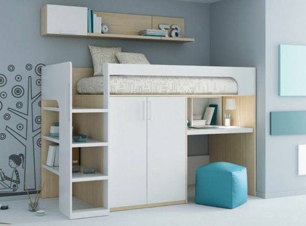 poschodová posteľ-desk-dieťa-boy-robil žijúci nápady škôlka praktický detský nábytok make-priestorovo úsporné