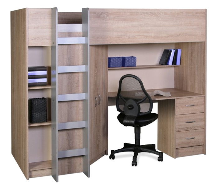 våningssäng-egen-build-idé-för-high-bed-med-desk-and-skåp