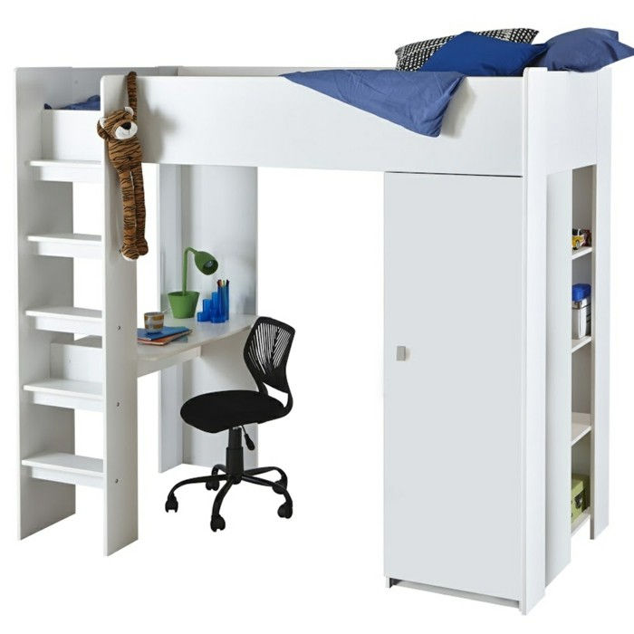 våningssäng-egen-build-ännu-lätt-to-theme-hög säng-med-desk-and-skåp