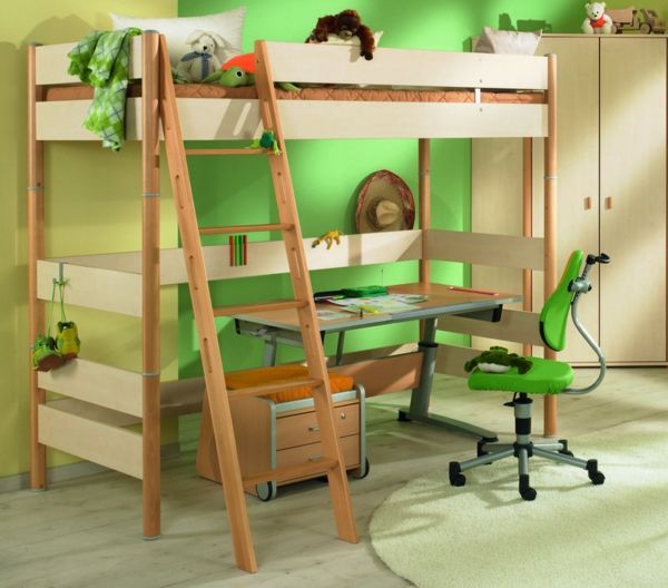 super-high bed-and-desk-under-sängen-plantskola konstruktion