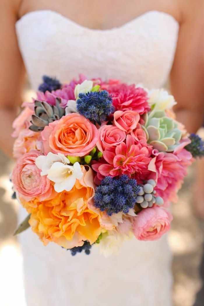 Hochzeitsdeko-alaus puokštės-puokštės-su-graži-gėlių-apdailos-Deco-su gėlėmis