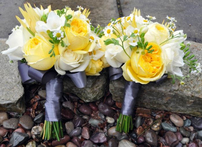 puokštės-Hochzeitsdeko-kėlimo-Deco-su gėlės-gėlės-su gražia-gėlių-apdailos