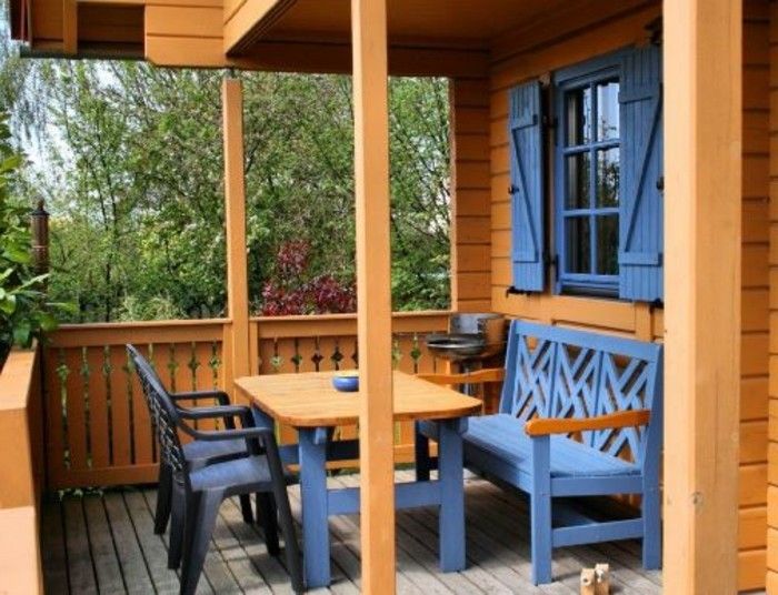 personalizați-verandă mese casa- zona din lemn
