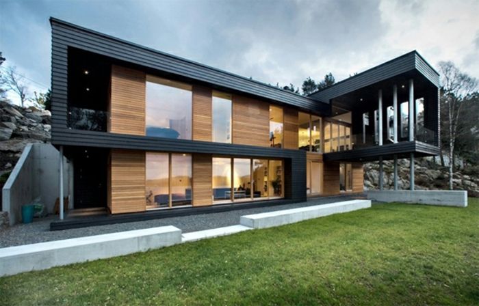 Design scandinav Holzhaus-moderne