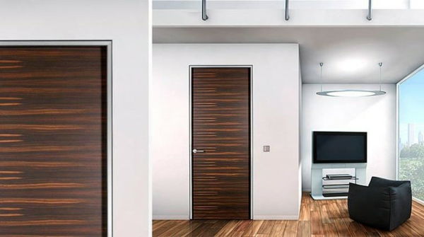 drewniane drzwi-do-wnętrza - nowoczesne wnętrze-projekt-dla-domu