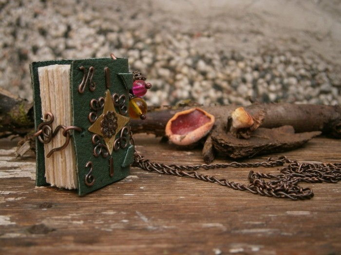 Pomysł do tematu-a-steampunk-mini-book-self-Tinker-z-małe łańcuchy